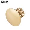 Golden Brass Strainer Basket Hair Catcher Anti Clog Pop up Drain Stopper Vanity Vessel Sink Bathroom Sink Drain with Overflow