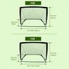 Easy Assembly 5 Hole soccers Goal Construction Materials Ideal for Youth and Adult Enthusiasts