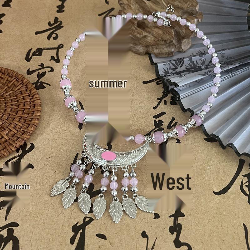 Bohemian Princess Tassel Forehead Pendant - Exotic Ethnic Style Hair Accessory