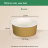 Upgraded Extra Thick 750ml Disposable Kraft Paper Bowls