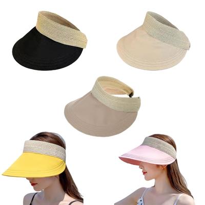 Beach Visor Summer Sun Hat Golf Cap Straw Sun Visor Golf Visor Women Visor Hat