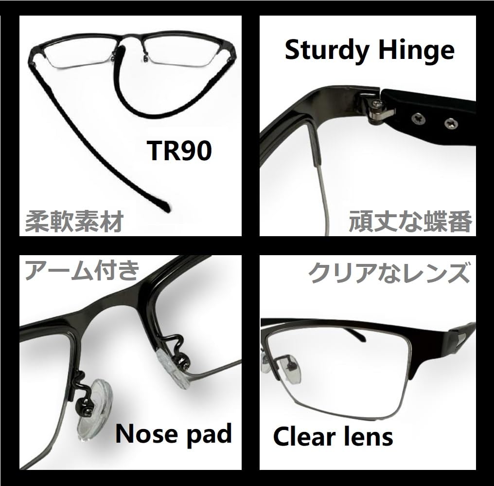 REONAS Blue Light Blocking Glasses with Photochromic and Technology for Transforms Into Sunglasses for Business or Outdoor Over UV Brand 2