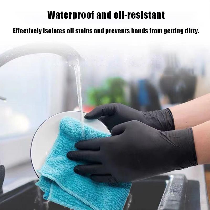 Thickened Disposable Pvc Food-Grade Dishwashing Gloves Waterproof And Oil-Resistant 100 Pieces/Box