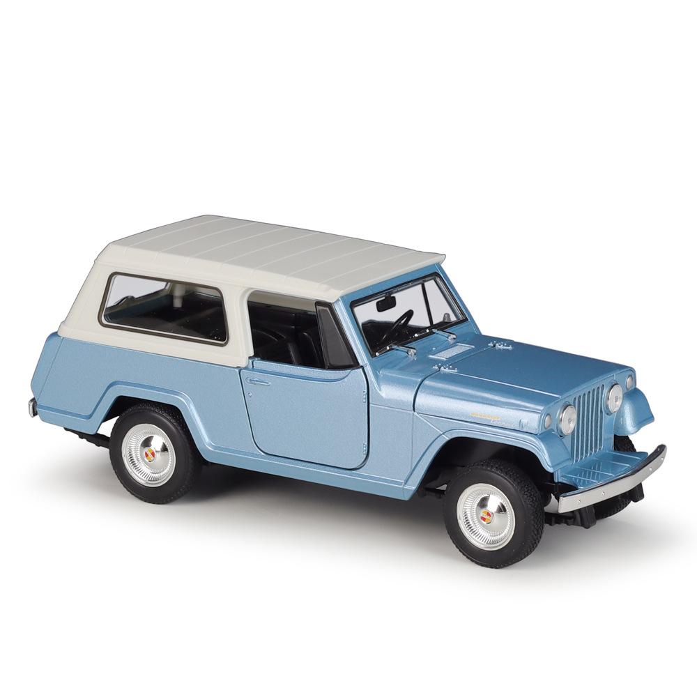 

Welly 1/24 1967 Jeep Jeepster Commando Универсал Сплав Масштабная Модель Автомобиля Литой Металл Статическая Коллекция Детская Игрушечная Машина Транспортное Средство синий