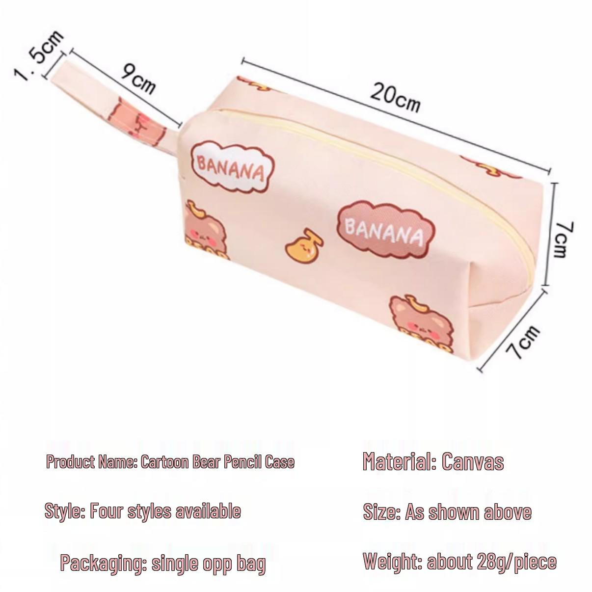 

Скидка для новичков 5 юаней: Милый мультяшный пенал с медведем - в японском стиле для девочек и детей