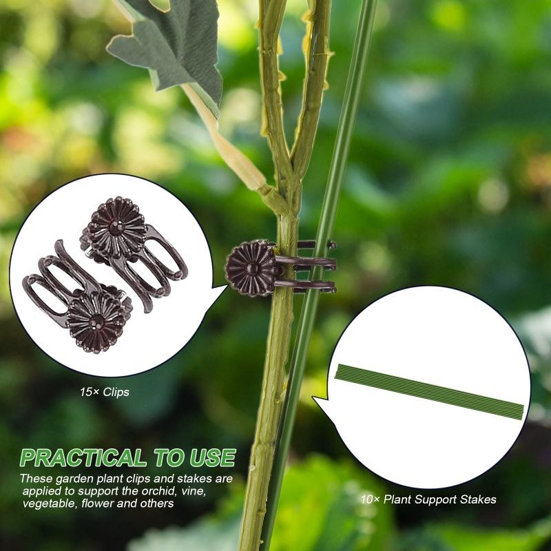 Flexible plastic coated metal steel garden plant support qualitative wire