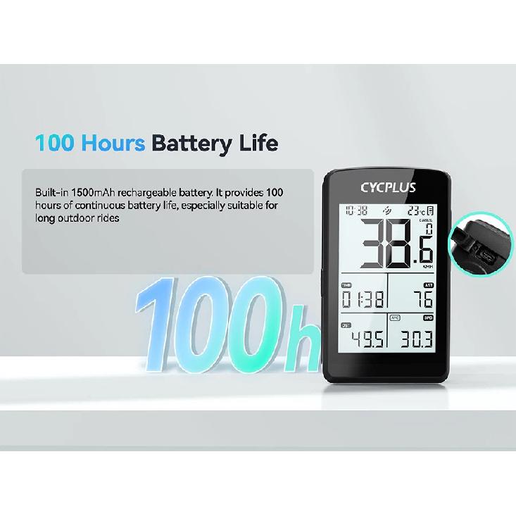 CYCPLUS M3 GPS Komputer Rowerowy Akcesoria Rowerowe Bezprzewodowy ANT+ BLE 5.0 Wodoodporny Prędkościomierz Rowerowy Licznik Przebiegu