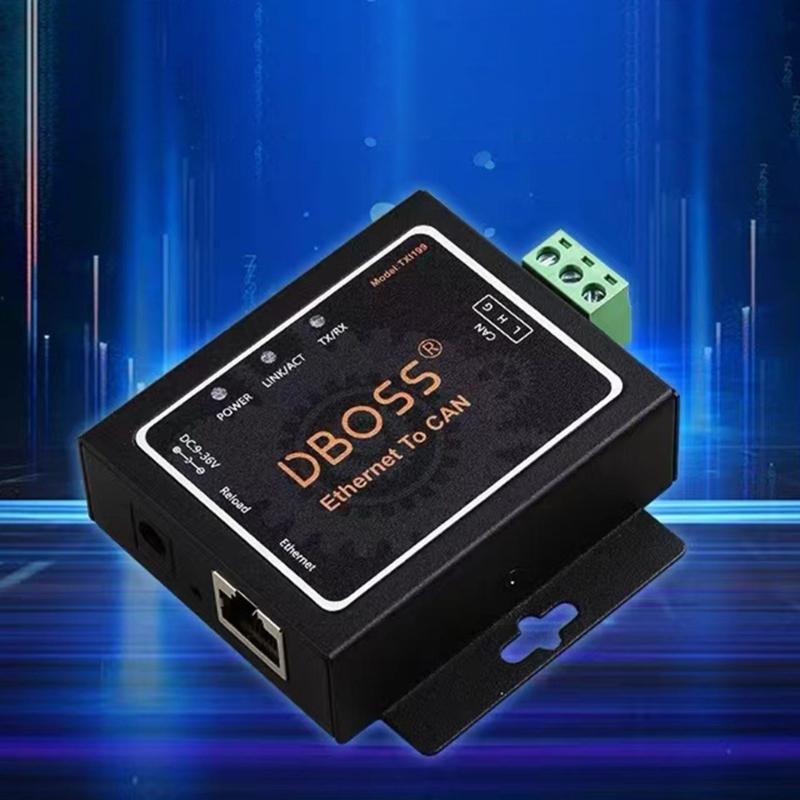 Industrial CAN To Ethernet Converter CAN1 CAN2 RS485 Port 2 Way Transparent Data Conversion For System Integrators