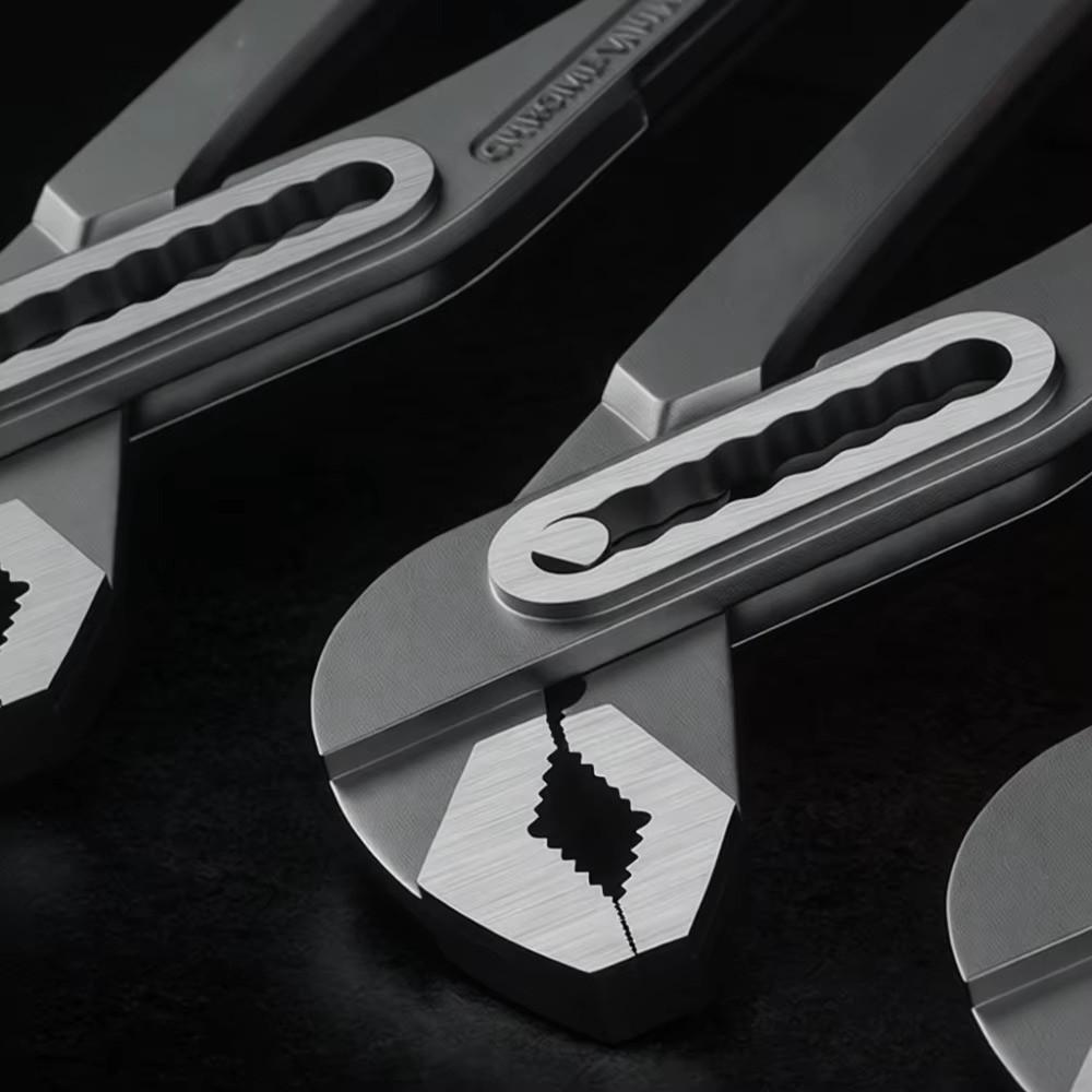 Multi Position Adjustable Pipe Pliers Serrated Jaws Groove Joint Pliers Home Repairs