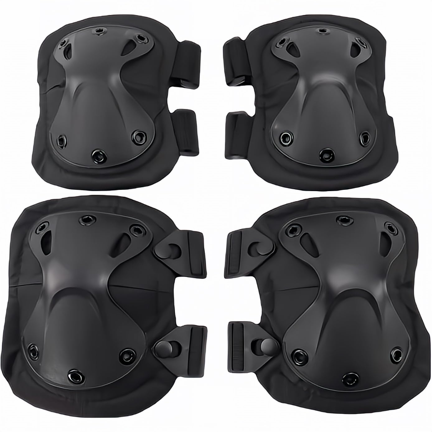 

Наколенники Налокотники Налокотники и Наколенники для и Скейтбординга Накладки, Накладки, Защита, Велоспорт, Лыжи, (черный)