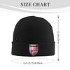 Norwegische Stolz Norwegen Flagge Mützen Mode Strickmützen Unisex Damen Unisex Winter Warm Beanie Mützen Kappen