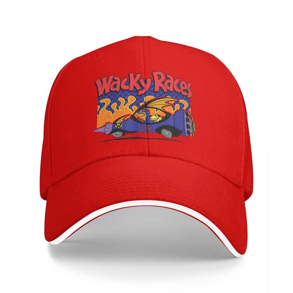 Baseball Caps Unisex T-Shirt 60s Wacky Races Cartoon Customized Casual Unisex Women Summer Hats
