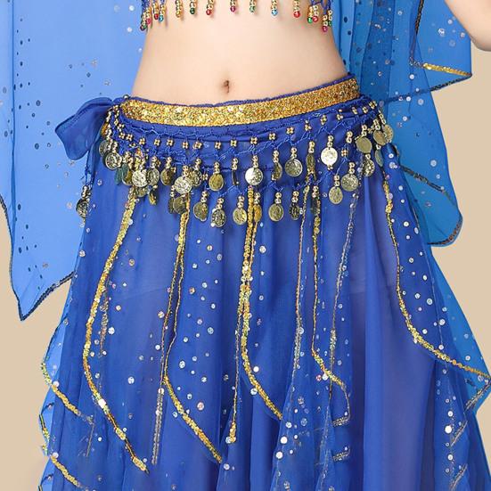 Women Chain Color Wide Double Layer Waist Versatile Waist Strap Waist