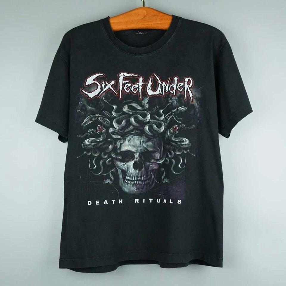 Death Rituals Six Feet Under Shirt Classic Black Unisex S-5XL UU144 XL