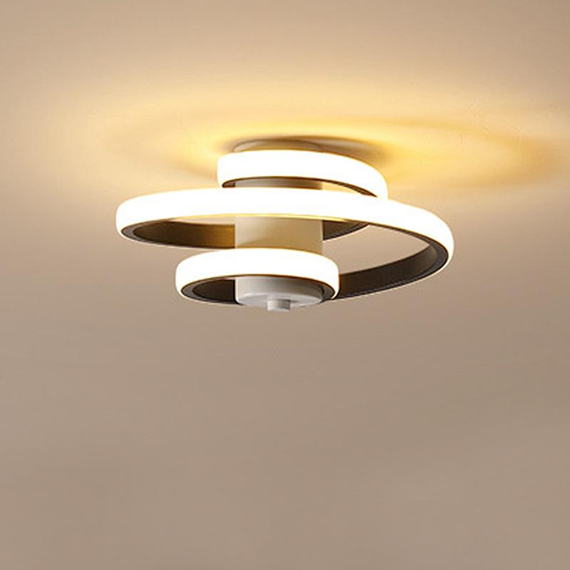 European Minimalist LED Ceiling Lamp Living Room Corridor Porch Hall Balcony Bedroom Decorative Lighting Lamps
