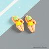 6Pcs Swimming Boys Girls Sports Resin Ornaments For Shoes Bags Cups Diy Funny Bracelet Decoration Charms Fit Birthday Present