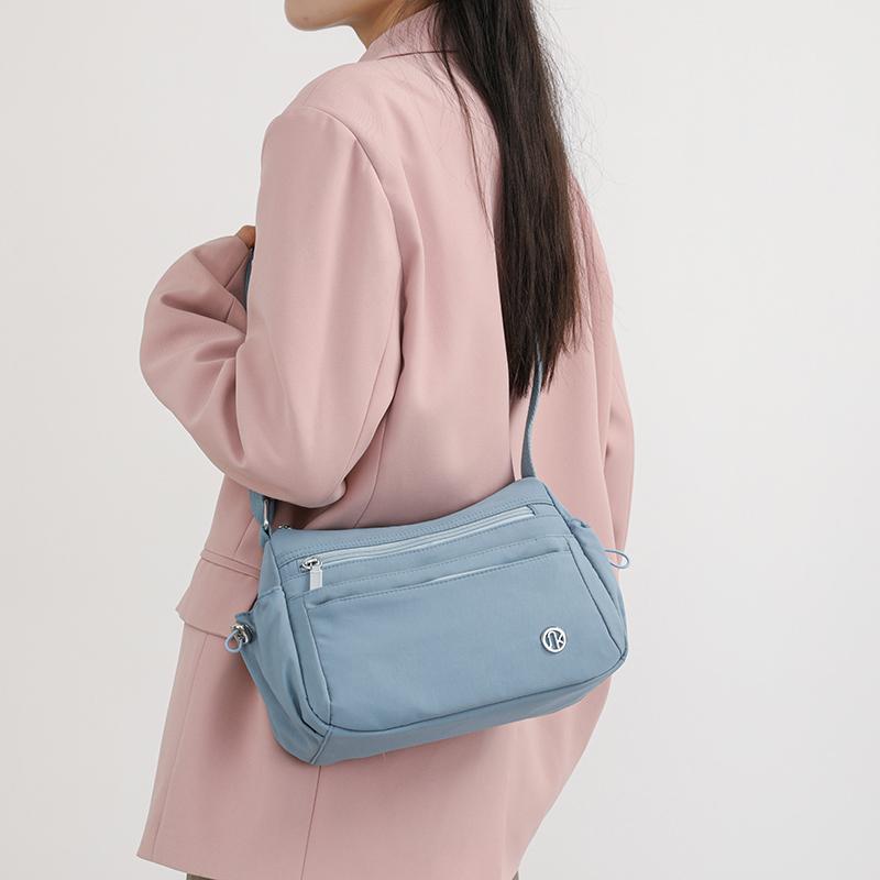 Mittelalte Muttertasche Nylon Tasche Leichte Große Kapazität Umhängetasche