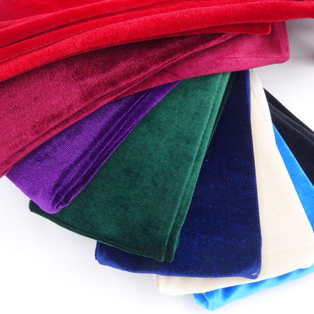 Black/White/Wine red Long Gloves Velvet Performance Mittens Retro Royal Blue Gloves  Party