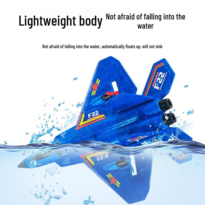 F22 Remote Control Air-Land-Sea Fighter Jet Toy: Children's Foam Airplane