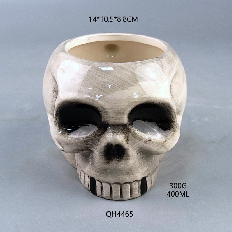 

Кружка-маска на Хэллоуин, кружка для воды в баре с маской для уличных танцев, 3D-кружка для кофе для танцевальной вечеринки с лицом смерти, хип-хоп 301-400ml