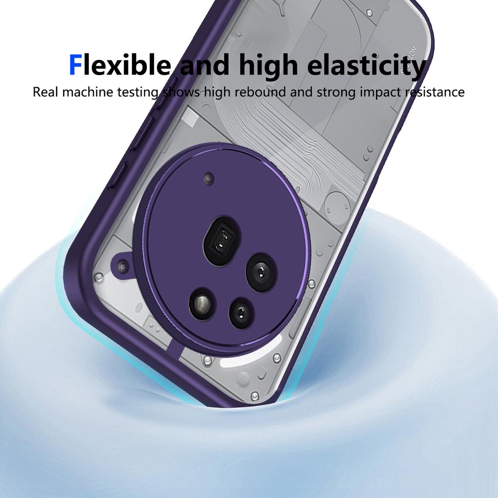Case For Nothing CMF Phone 1 2 2a 3 3a Pro Plus Lens Protection Soft Matte TPU Hard PC Transparent Backplate Hybrid Grip Cover
