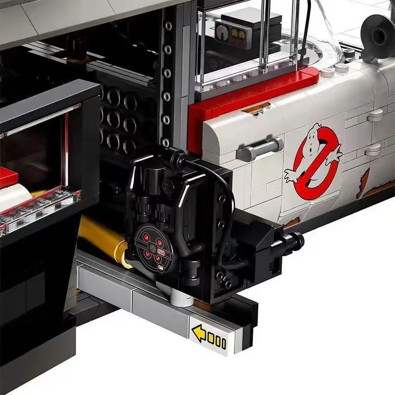 2352 PEZZI ECTO-1 Ghostbusters Veicolo Creativo Blocchi da Costruzione Compatibile con Mattoncini Giocattolo Modello Auto Kit per Adulti Regalo