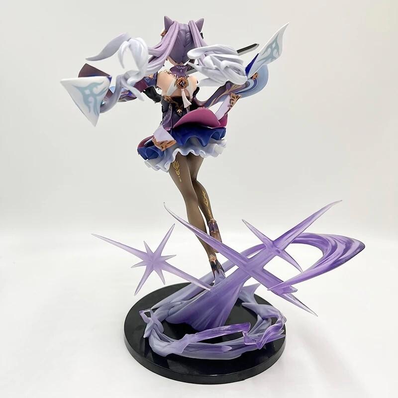Genshin Impact Keqing Anime Figur PVC Sammlerstück Modell Puppe Spielzeug 11.8';'