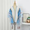 Neck Wrap Tassel Scarves Warm Knitted Cape Simple Imitation Cashmere Scarf  Travel Vacation