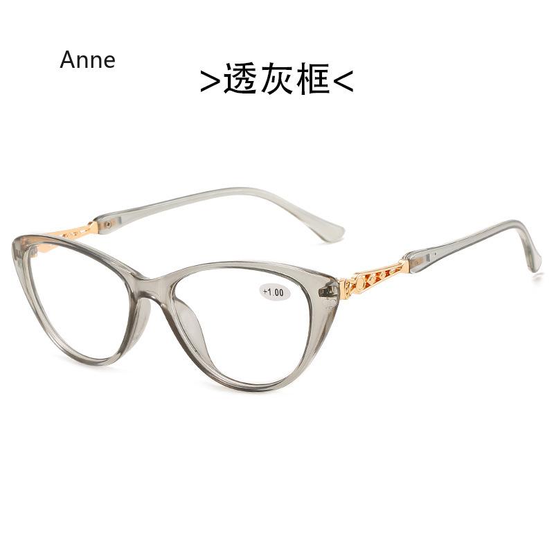 Fashion Finished Reading Glasses Women Square Optical Eyeglasses Anti Blue Light Clear Lens Farsightedness Prescription Eyewear