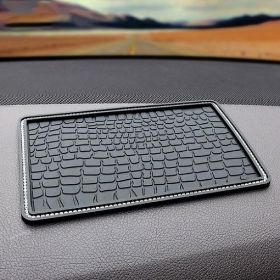 2 Pcs Car Dashboard Accessories Phone Pad Cover Mat Anti-skid Holder