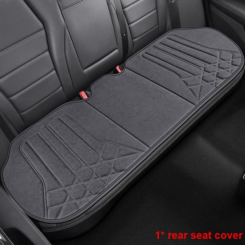 Universal Car Seat Covers Soft Suede Driver's Seat Support Cushion Breathable Anti-slip Protective Mat Car Accessories