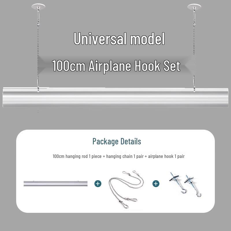 Aluminum Alloy Shopping Mall Hanging Poster & Flag Pole Holder