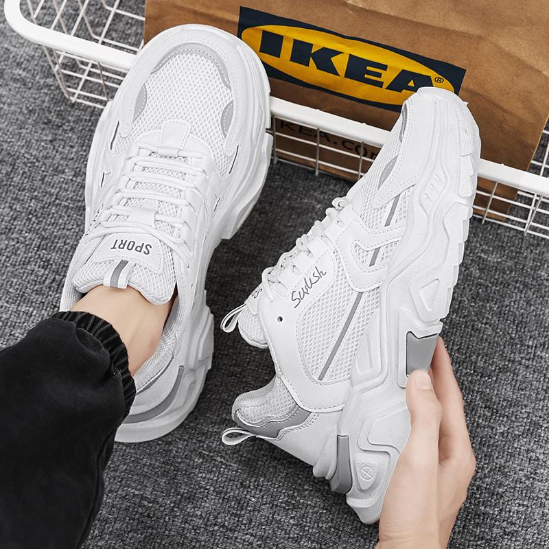 Student Thick Soled Mesh Casual Sports for man Shoes Four Seasonal Men's Outdoor Soft Sole Comfort Running Shoes Male Sneaker