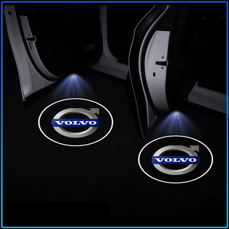1/2Pcs LED Welcome Light Car Door Projector Lamps Car Styling For Volvo Rdesign XC90 S60 XC60 V70 S80 S40 V50 V40 V60 C30 S70