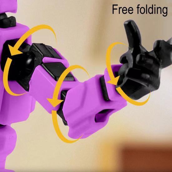 3D-gedrucktes, bewegliches Puppenmodell mit mehreren Gelenken, komplett montierte Actionfigur, Dummy-Roboter, Anime-Figuren, Zappelspielzeug für Jungen, Sammler, Desktop-Dekorationen