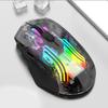 Gaming Mouse 2.4G Wireless   Wired USB Transparent 3 Mode 5   DPI Quiet RGB Game Mouse for PC Tablet