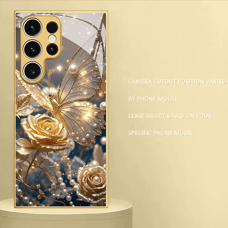 Prémiový kryt na telefon Galvanizované sklo TPU kryt na telefon pro Samsung Galaxy S26 S25 S24 S23 S22 S21 FE, Ultra, Plus Odolný proti pádu