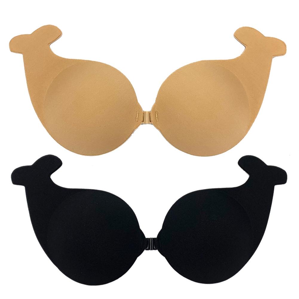 Buy Silicone Adhesive Bra, Strapless Invisible Push Up Sticky Nipple Covers Bra Backless