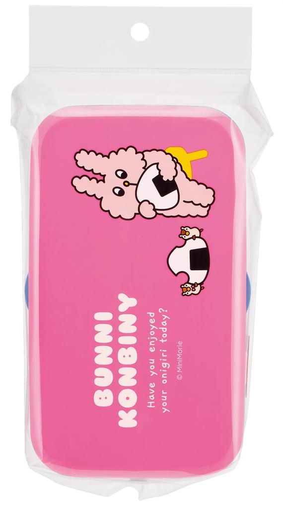 Skater Lunch Box with Bento Box with Lunch Made in Bunny Convenience Store Cutlery, 1000ml, Belt, Japan, PLB10SF-A