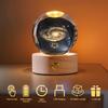 3D Decorative Crystal Ball Lamp with Wooden Base Astronomy Space Night Lamp Touch Sensor 350mAh Birthday Gifts for Boys Girls