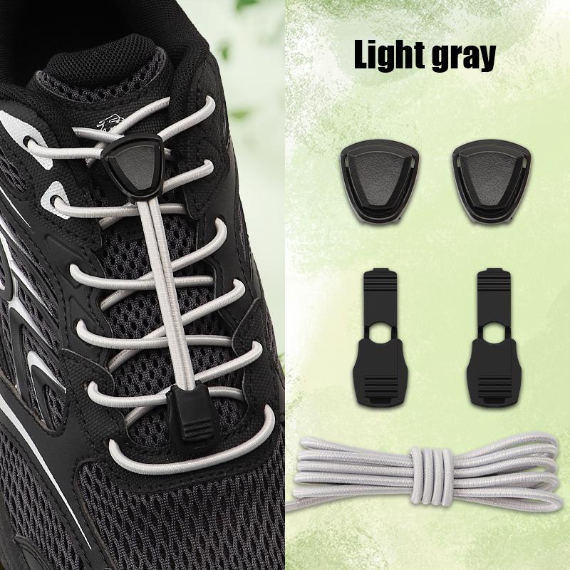 1 Pair Stopper for Elastic Rope Fastener for Kids Adult Triangle Plastic Cord Lock No Tie Shoelaces Buckle Lazy Sneaker Laces