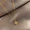 New 925 Sterling Silver Geometric Shape Necklace Charm Personality Pendant Choker Birthday Gift for Women Exquisite Jewelry