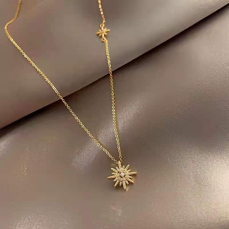 New 925 Sterling Silver Geometric Shape Necklace Charm Personality Pendant Choker Birthday Gift for Women Exquisite Jewelry