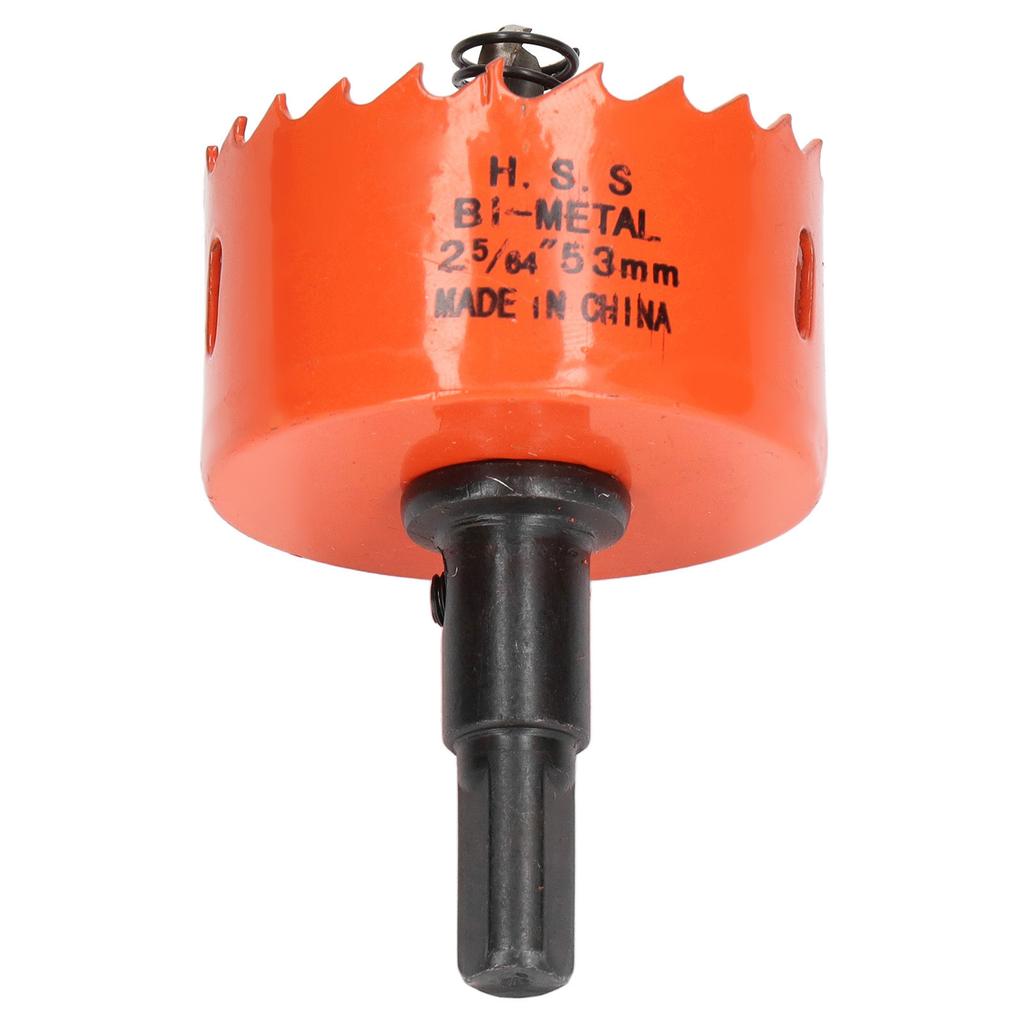 Hole Saw Drill Bit Sharply Teeth Easy Chip Removal High Hardness HSS Hole Cutter with Arbor for Wood Metal