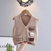 Jungen Strickweste Strickjacke Frühling & Herbst 2024: Kinderpullover Oberbekleidung Oberteil