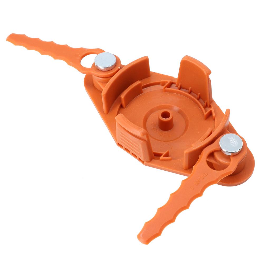 Brand New Mowing Cutter Head With Plastic Blade Orange Trimmer Head Blades Garden Power Tool Lawn Mower Accessories