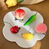 Peach Simulation Fruit Hairpin Lemon Cute Hair Clip Personality   Kids