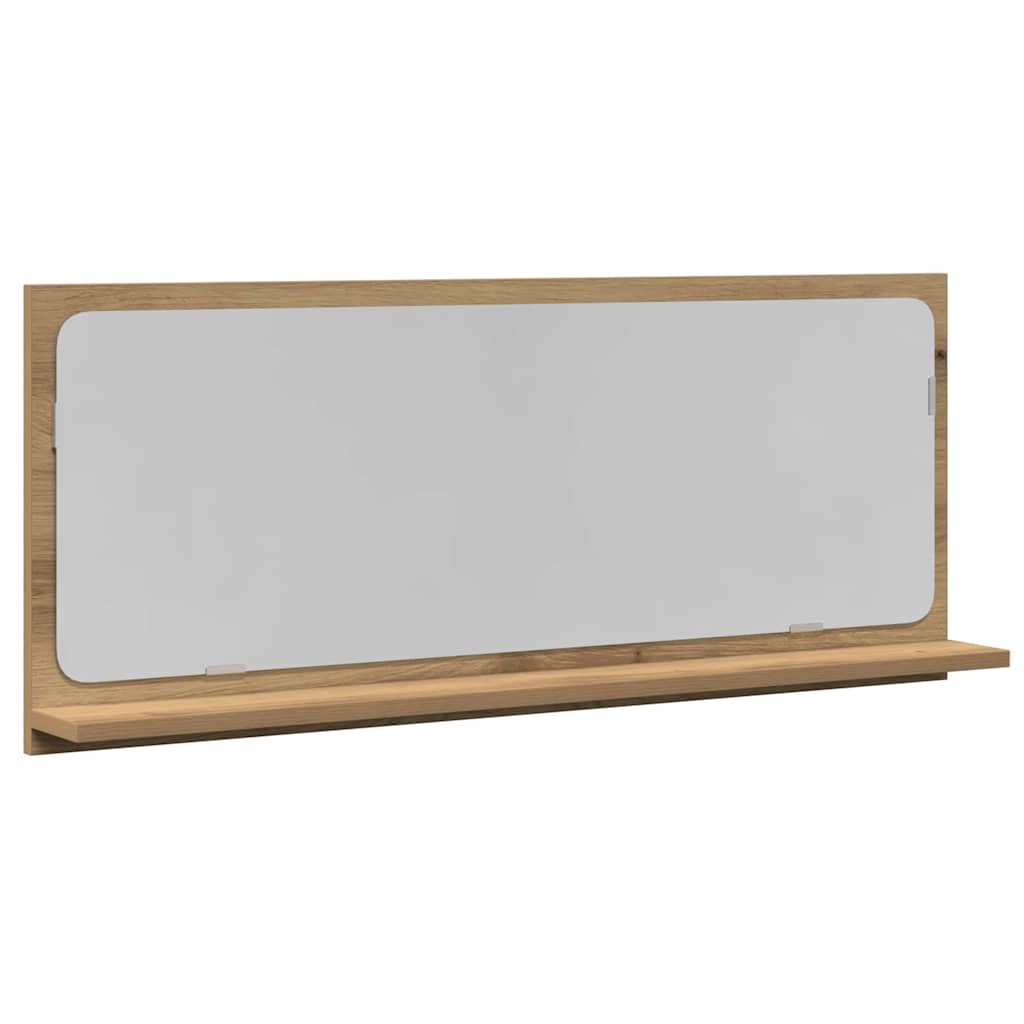 Mirror Cabinet in Artisan Oak 90 x 10.5 x 37 cm Particleboard
