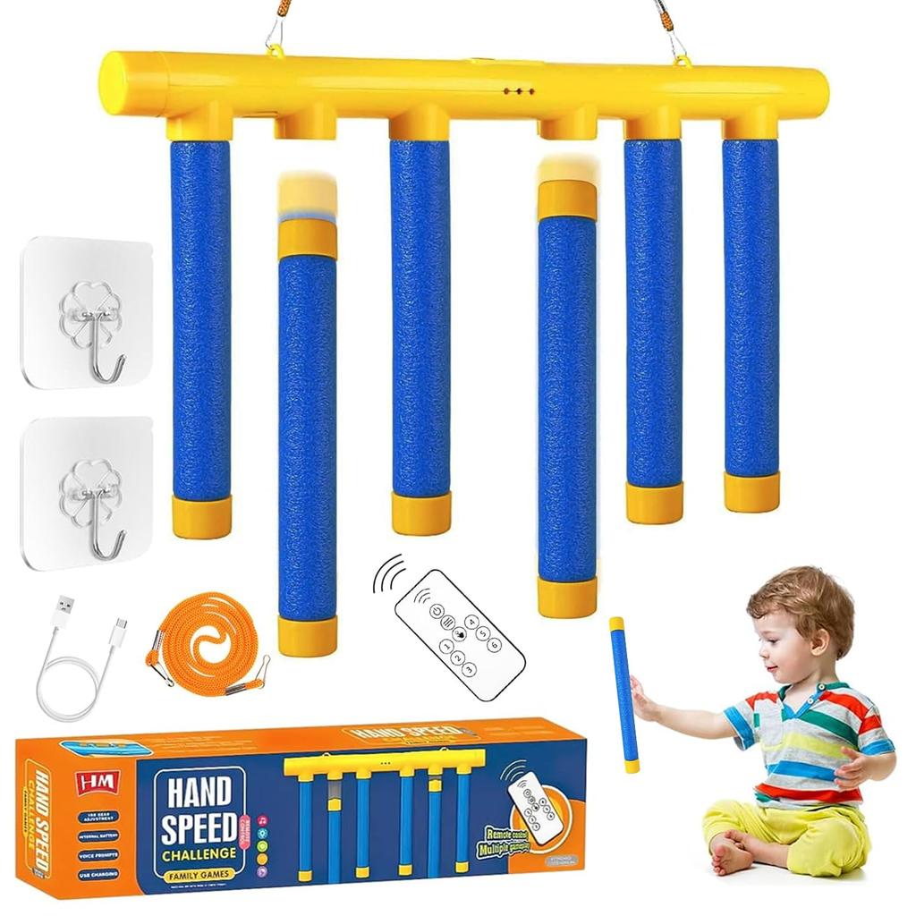 La Gacela Reflex Training Game: A Catch Stick Game for Kids - Indoor Exercise, Parent-Child Game, Remote Control, USB Rechargeable, Educational Toy.