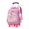 SAIERNA Hello Kitty Girls' Detachable Stair-Climbing Trolley Backpack
